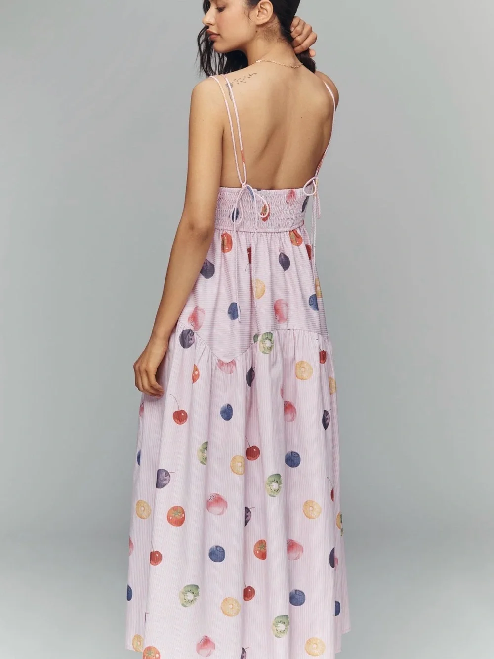 Anthropologie En Saison Fruit Medley Maxi Dress - Picture 6 of 6
